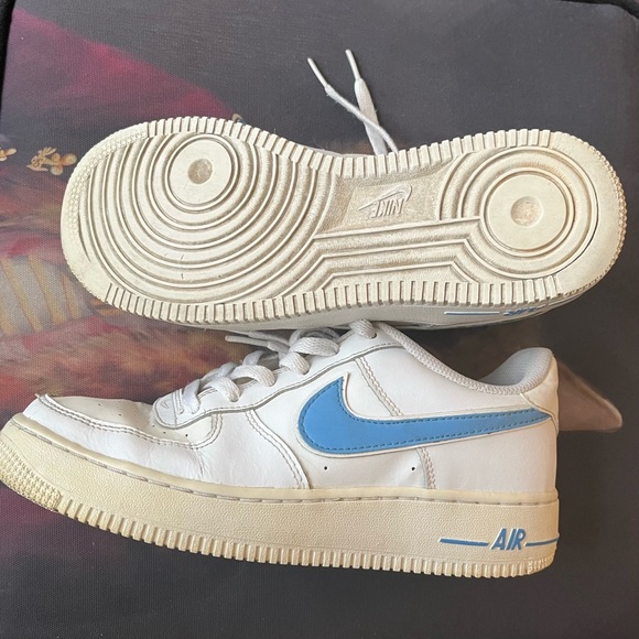 Nike Air Force 1 Low - White University Blue (GS) US 6Y EUR 38.5 - Picture 4 of 6